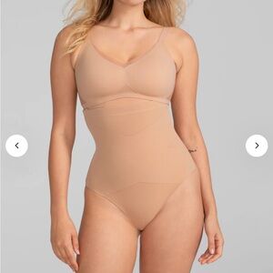 Honeylove Tan Seamless Shapewear Bodysuit